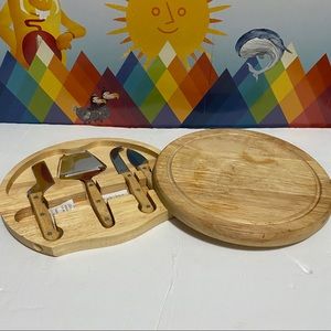 Legacy Swivel Style Wood Cheese Board Set